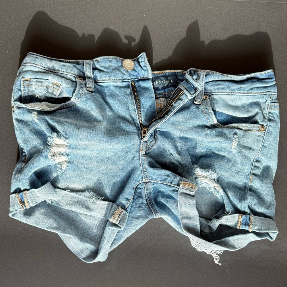 Aeropostale Blue Jean Shorts